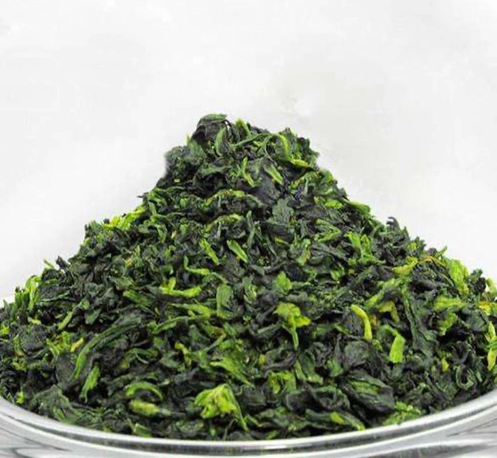 organic dehydrated spinach flakes